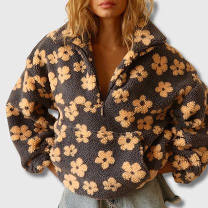 Sandra - Pull Sherpa med bohemisk inspiration